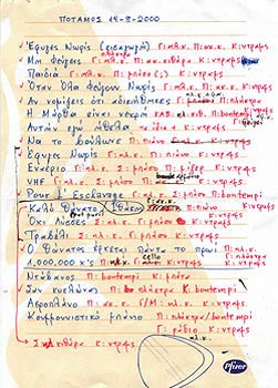 Το χειρόγραφο playlist